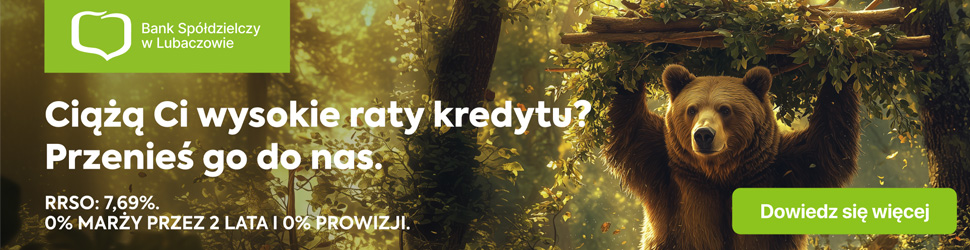 Reklama Bank Spółdzielczy w Lubaczowie