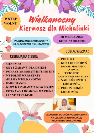 Wielkanocny kiermasz dla Michalinki