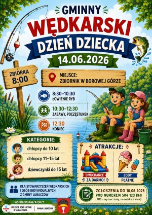 Gminny Wędkarski Dzień Dziecka