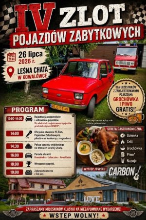 IV Zlot Pojazdów Zabytkowych w Kowalówce