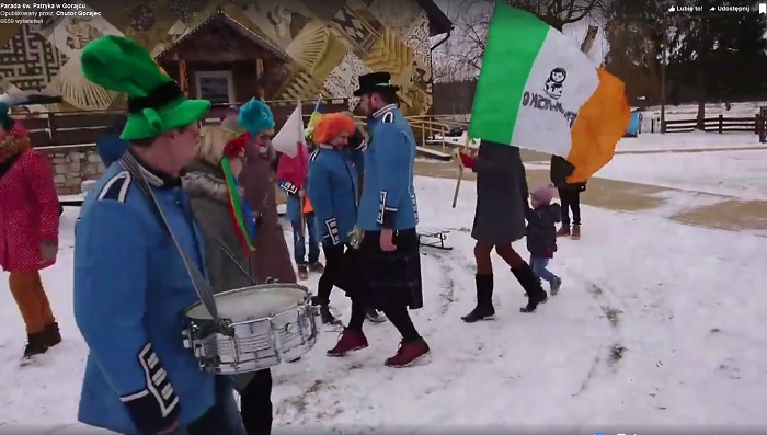 Dzień św. Patryka w Gorajcu. Była irlandzka muzyka oraz tańce [ZOBACZ FILM]