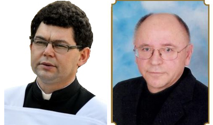śp. Ksiądz Łukasz Kraczkowski i o. Jan Mazurek