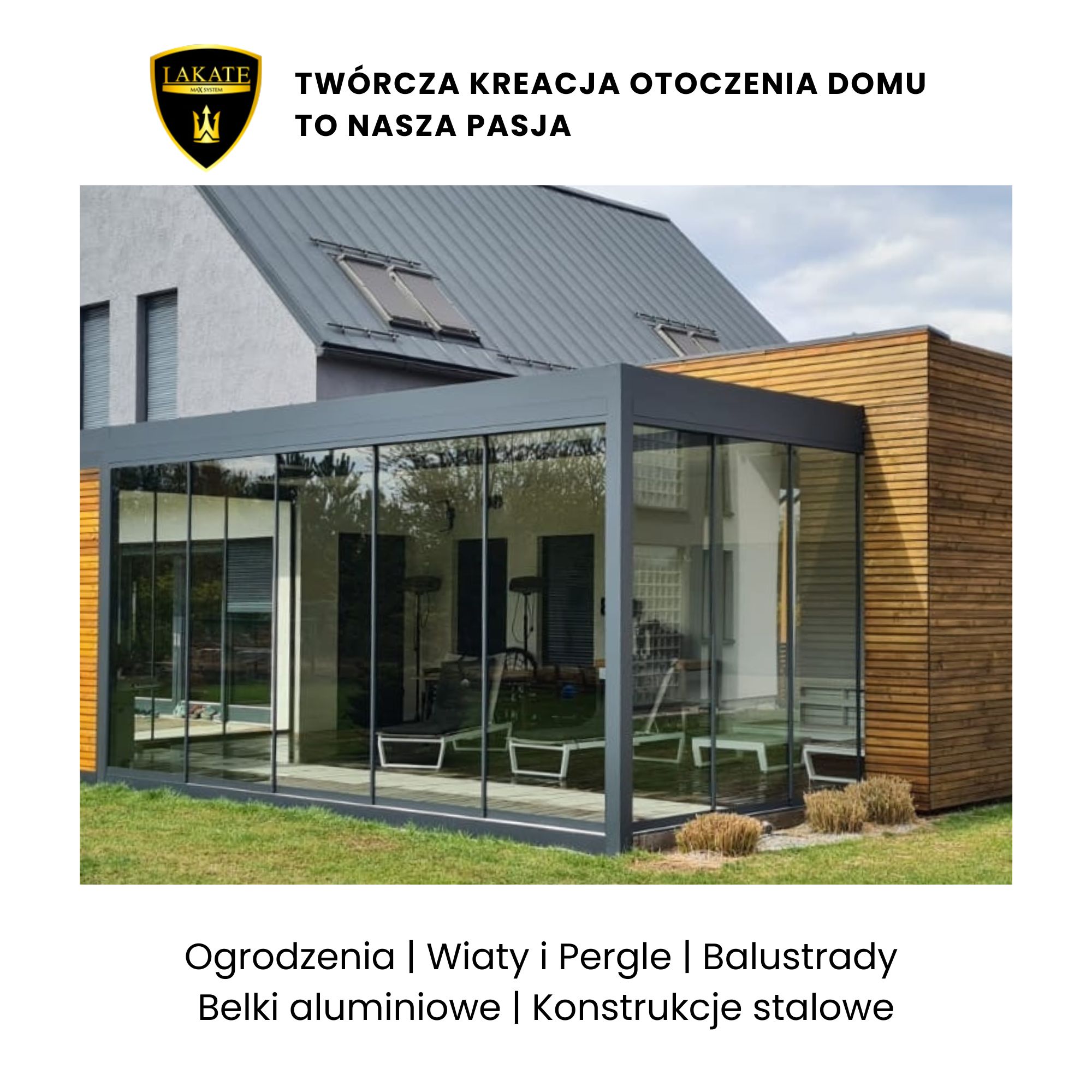 pergola ogrodowa realizacja lakate.pl