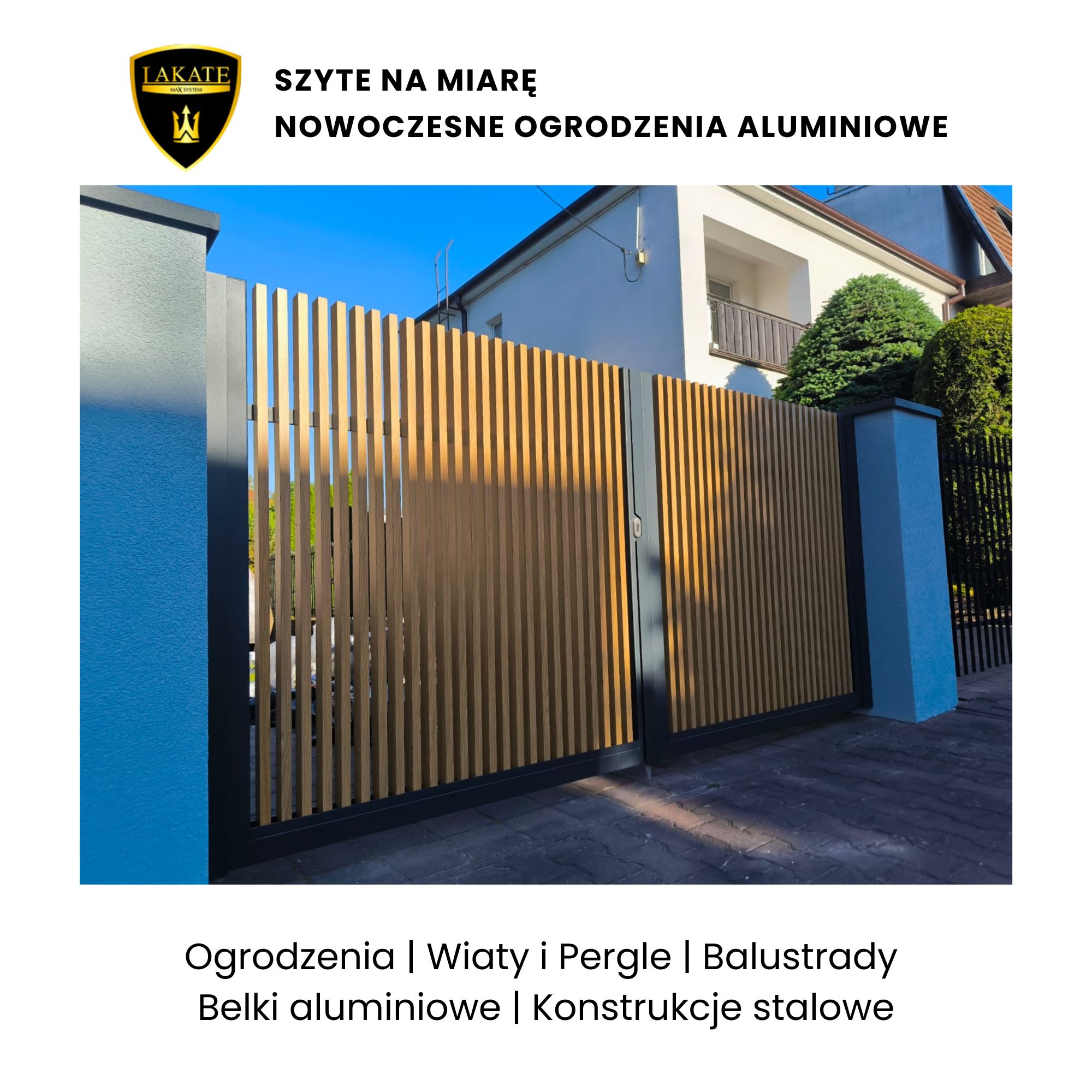 brama wjazdowa aluminiowa lakate.pl