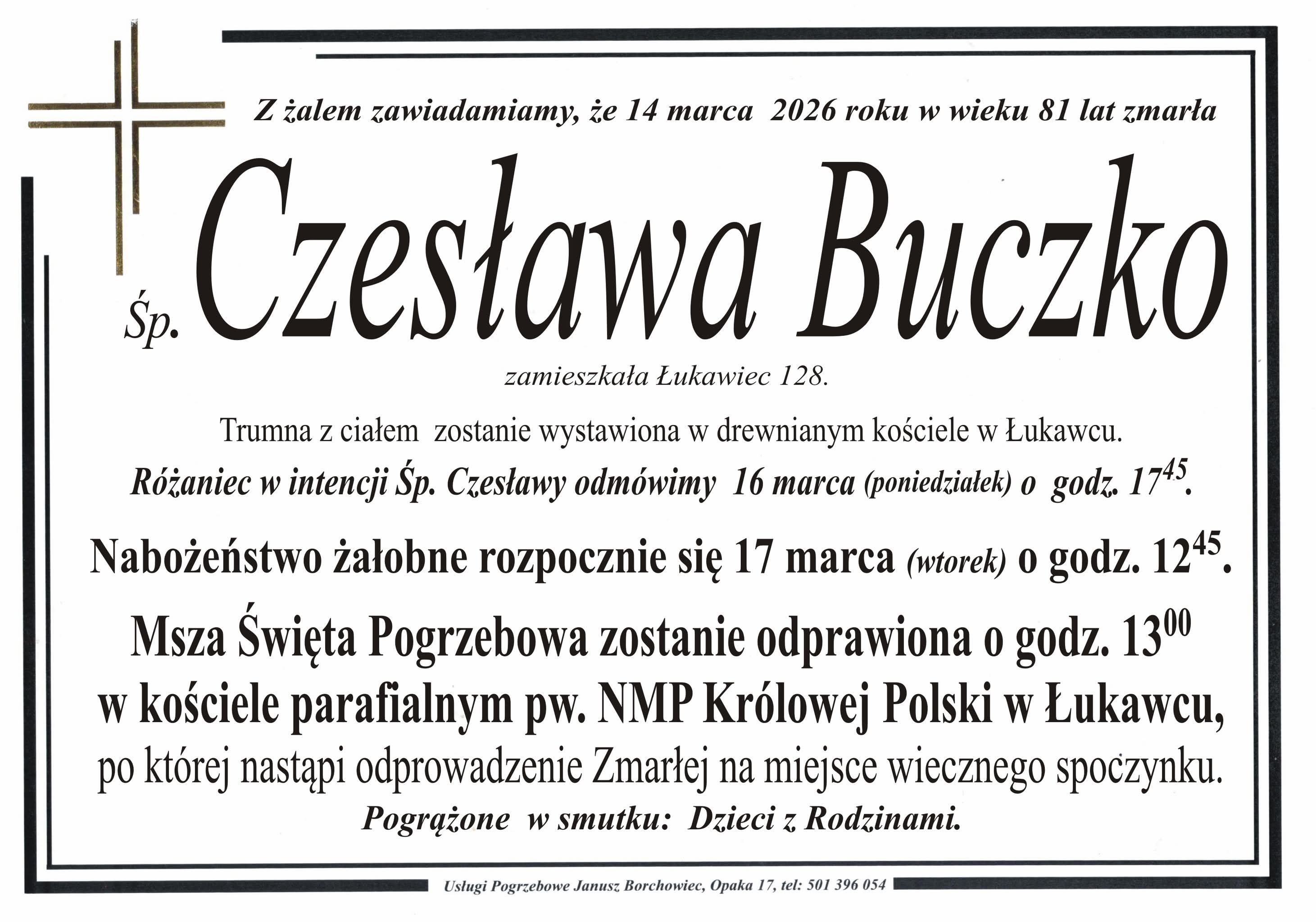 Czesława Buczko