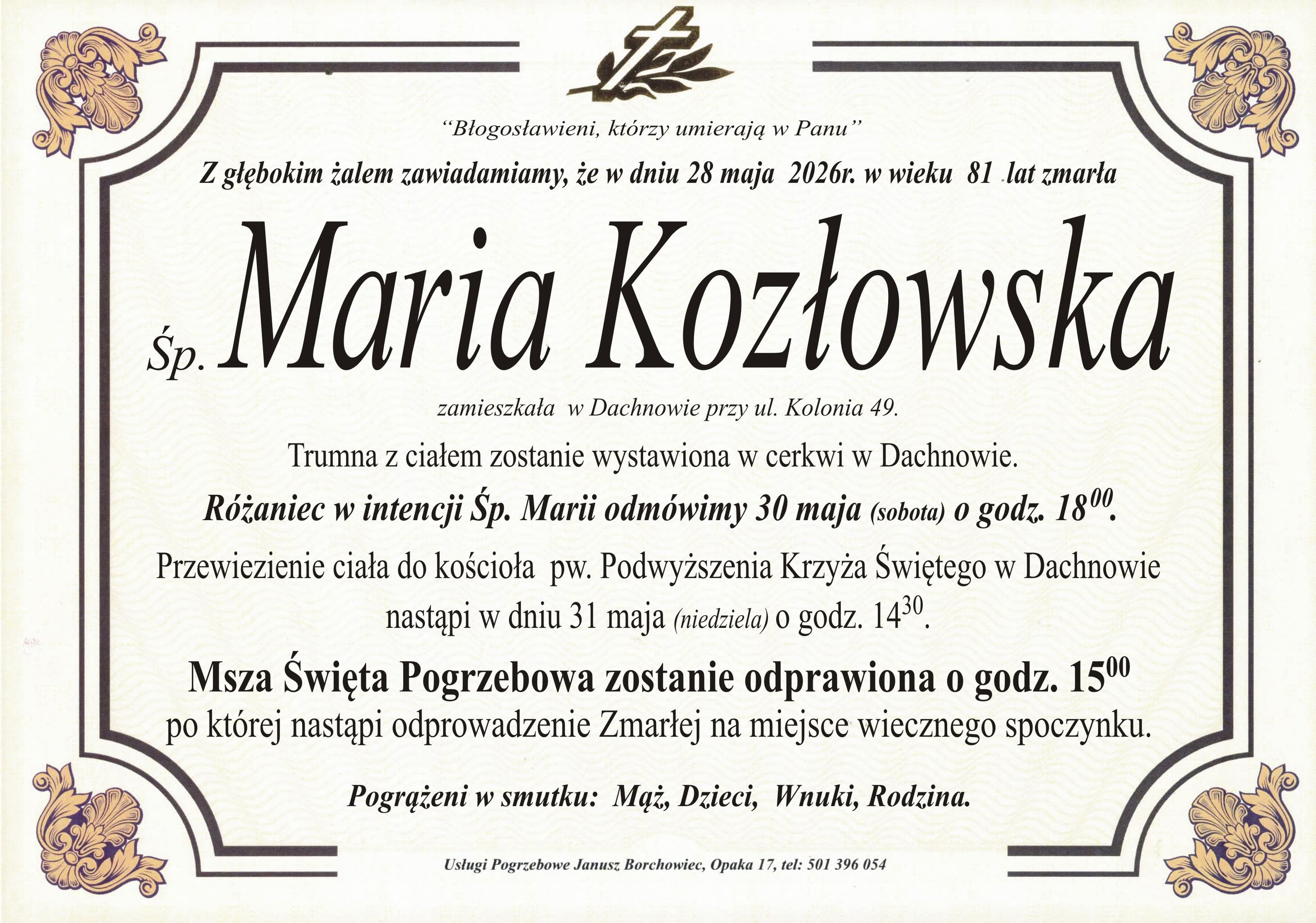 Maria Kozłowska