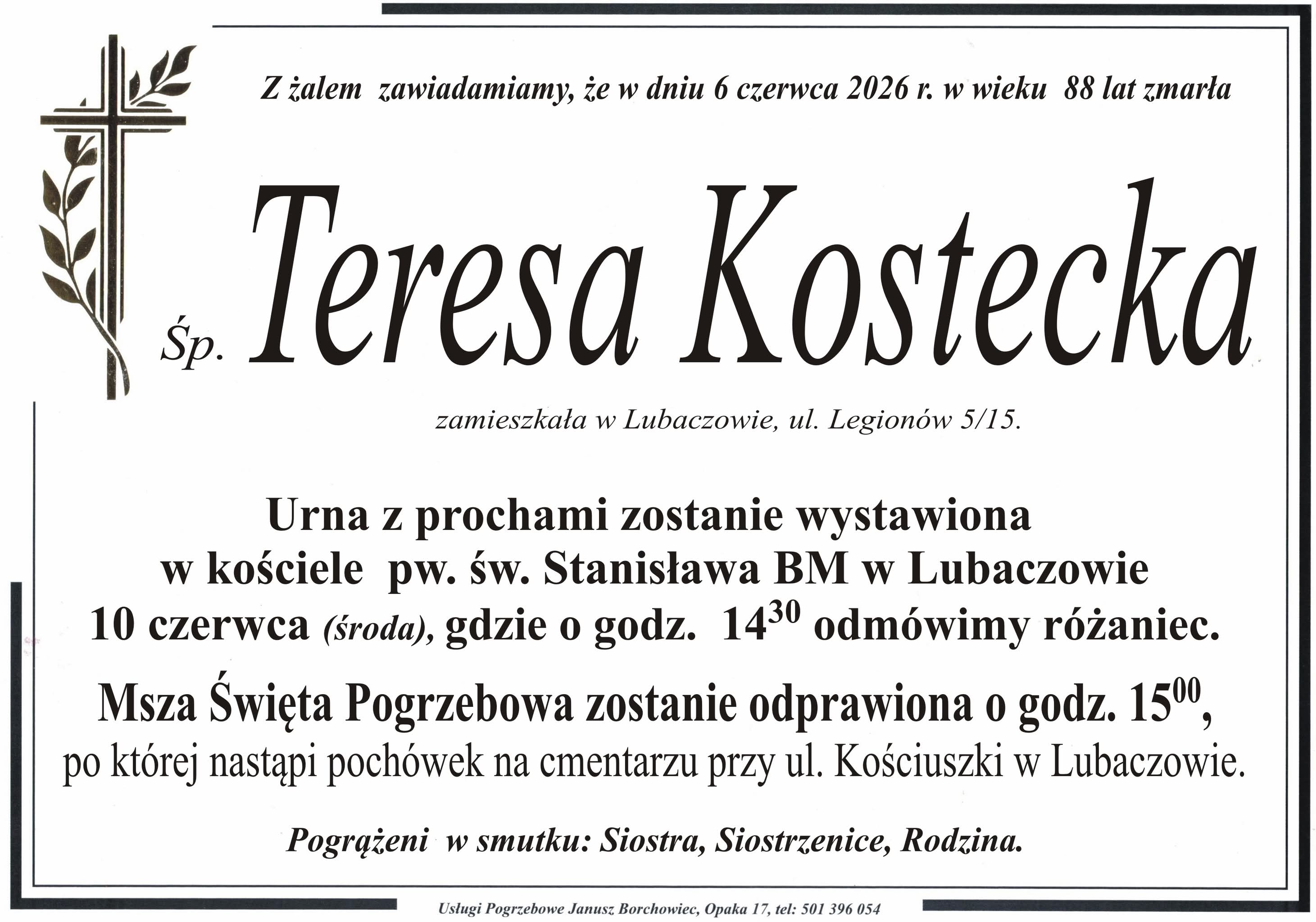 Teresa Kostecka