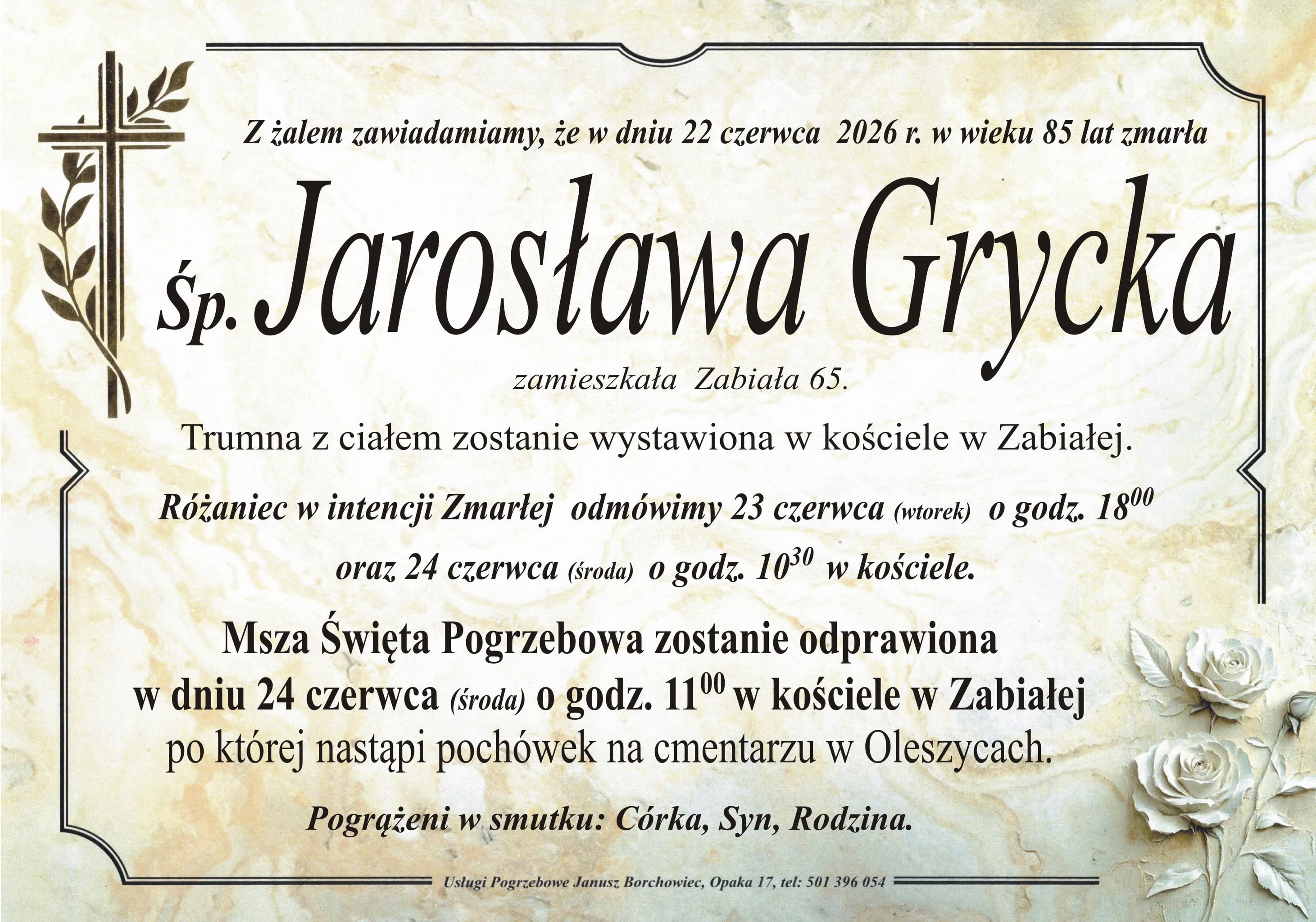 Jarosława Grycka