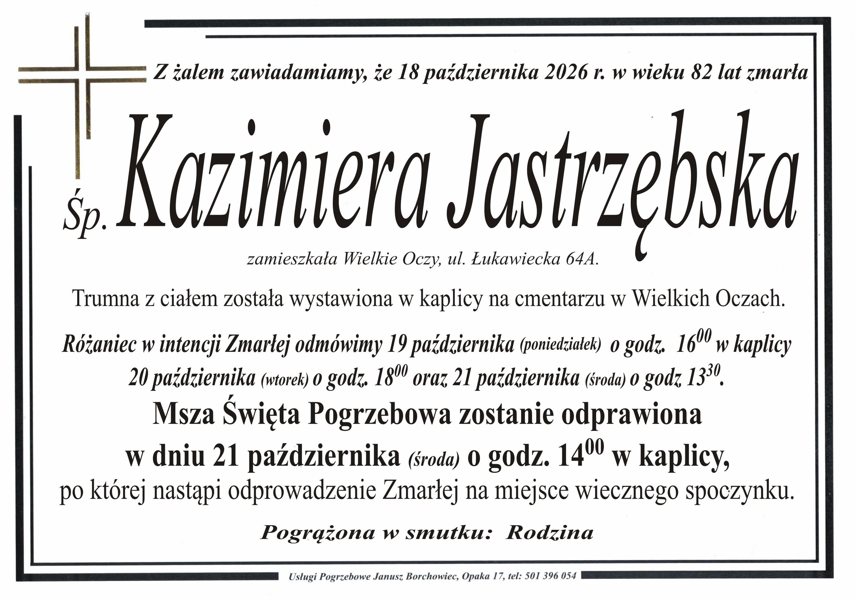 Kazimiera Jastrzębska