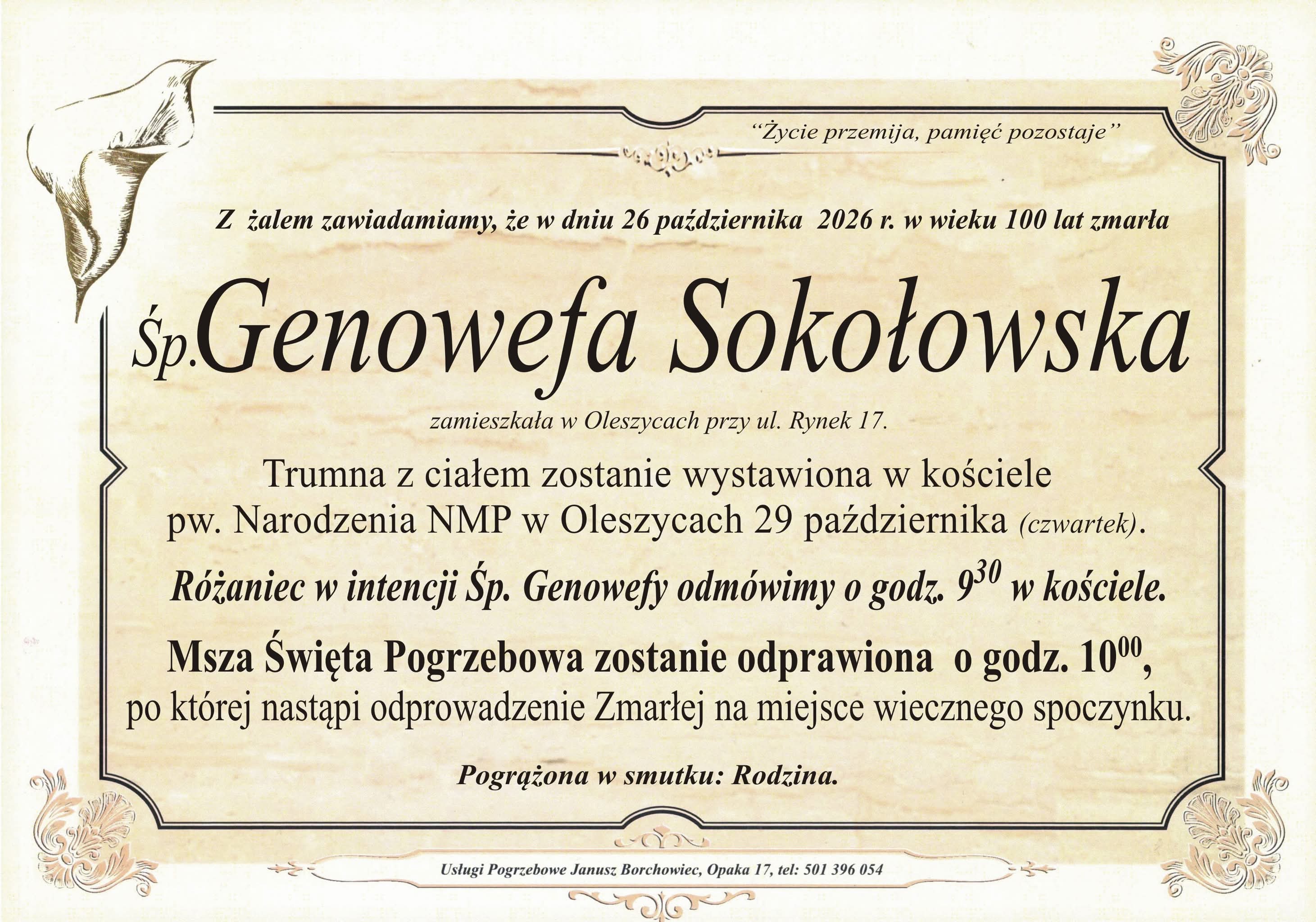 Genowefa Sokołowska