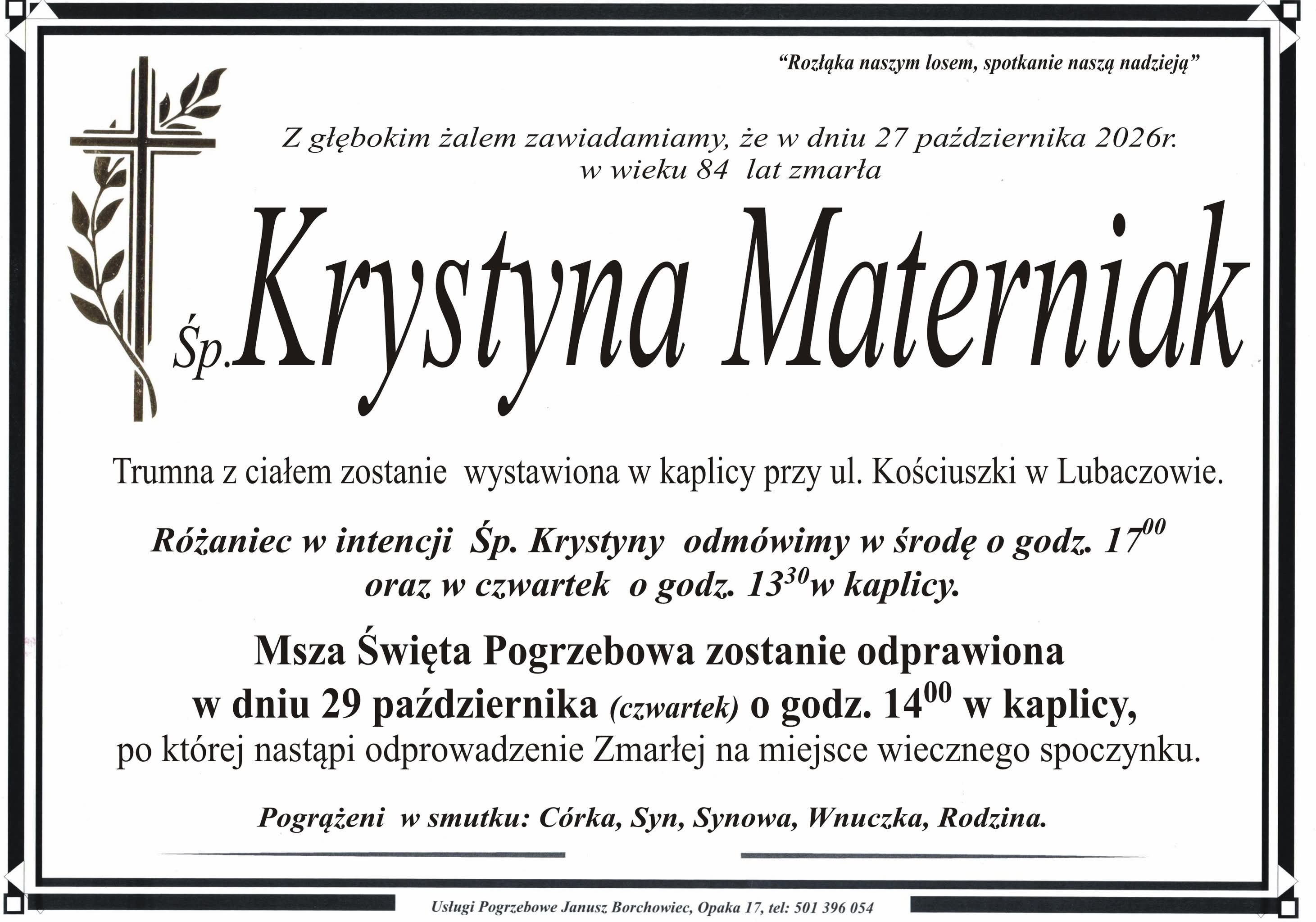 Krystyna Materniak