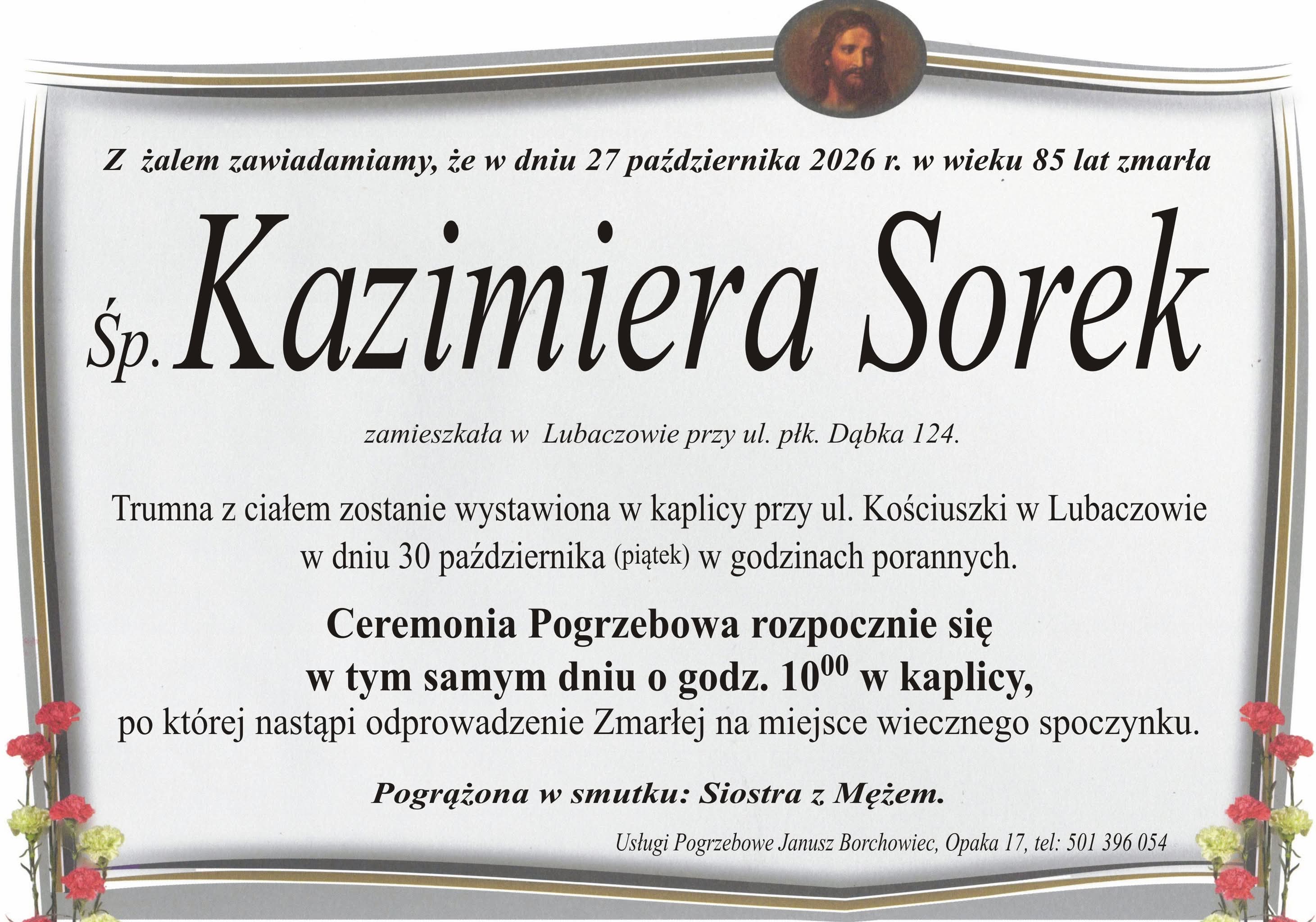 Kazimiera Sorek