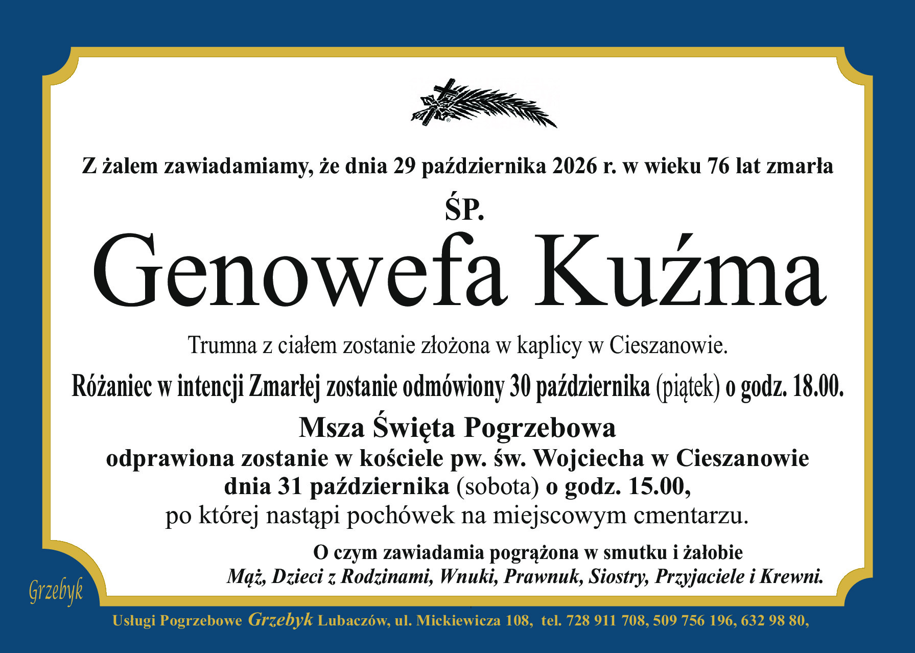 Genowefa Kuźma