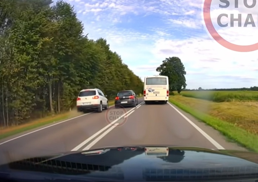 Kadr z nagrania opublikowanego na Stop Cham