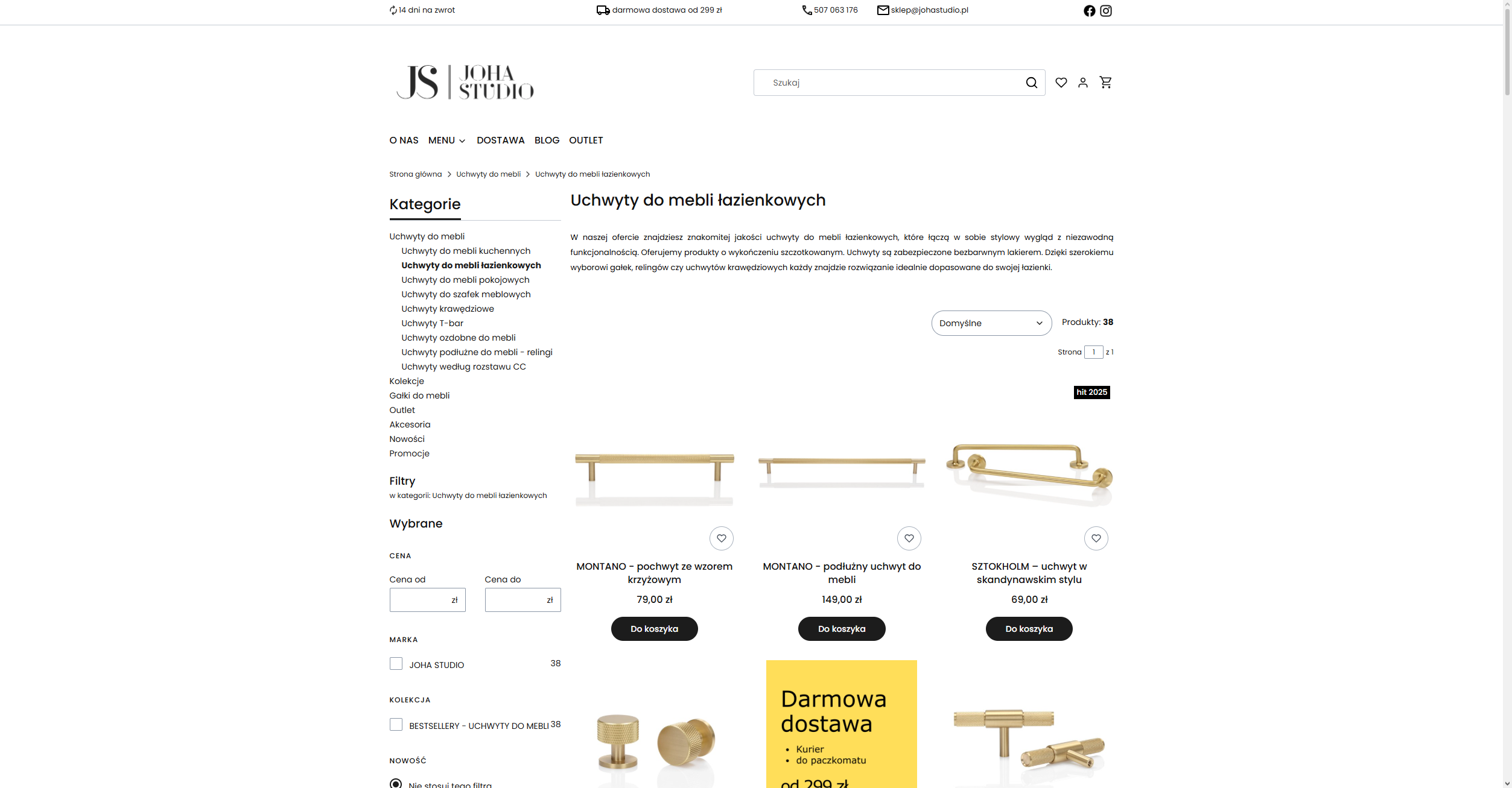 Uchwyty do mebli łazienkowych - jakie rozstawy są standardowe i jak je zmierzyć?