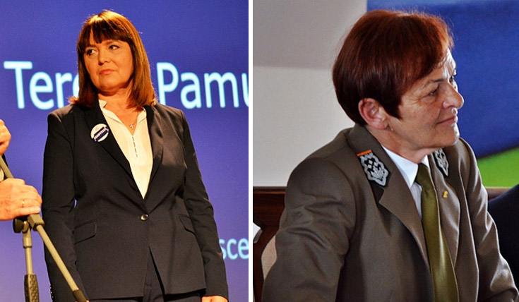 Teresa Pamuła i Grażyna Zagrobelna fot. zlubaczowa.pl