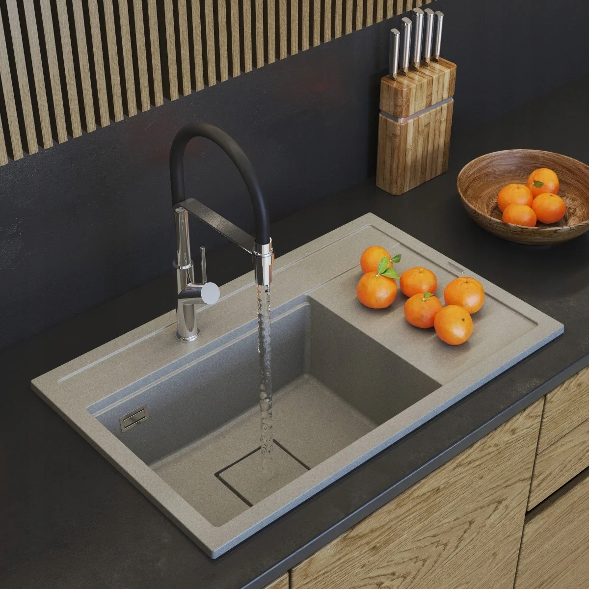 Zlewozmywaki granitowe do kuchni małych i dużych